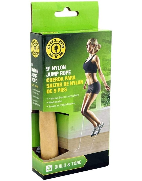 Gold's Gym Corda de Pular de Nylon Speed Jump