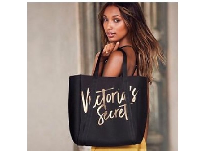 Victoria's Secret Bolsa Tote Limited Edition Black and Gold