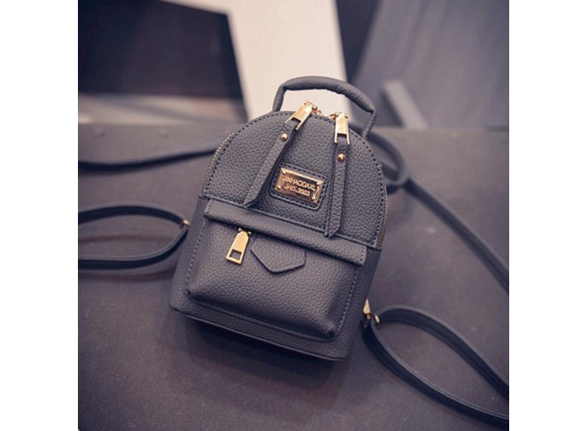 BYDI Mini Mochila de Couro (Cores)