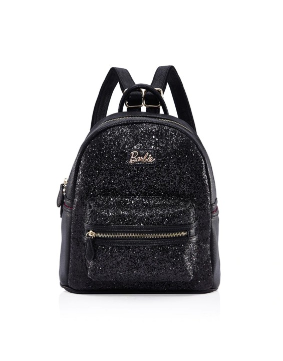 BYDI Mini Mochila de Couro Barbie Glitter