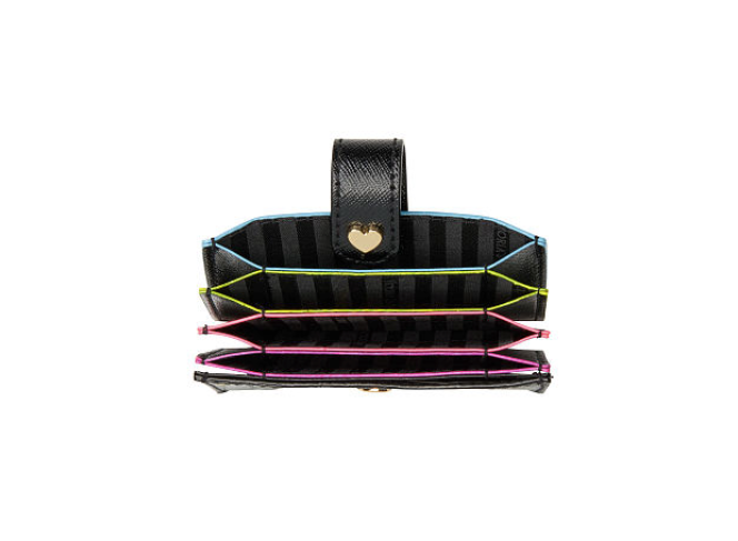 Victoria’s Secret Porta Cartão Sanfonado Rainbow Preto
