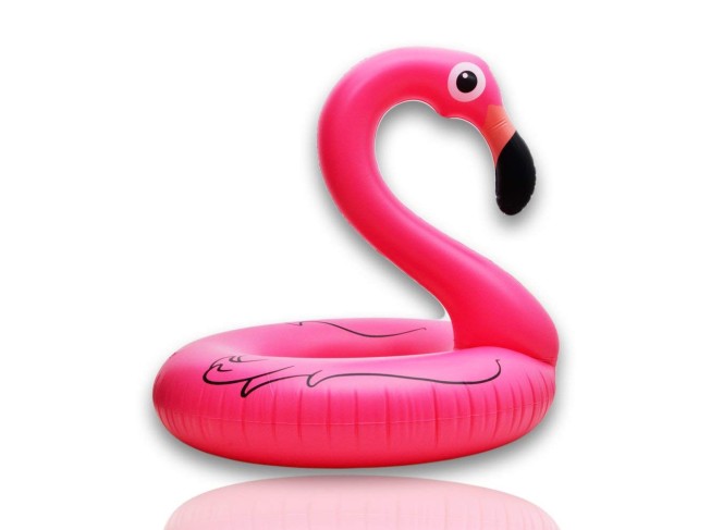 BYDI Bóia Inflável Flamingo PINK Gigante