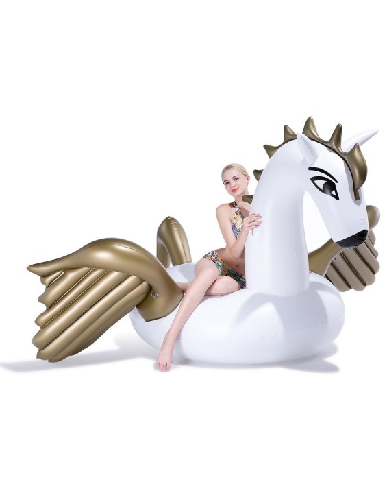SunnyLife Bóia Inflável Golden Pegasus Super Gigante