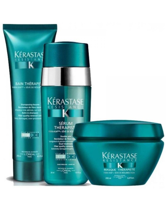 Kérastase Therapiste Kit Shampoo 250ml + Máscara 200ml + Serum 30ml