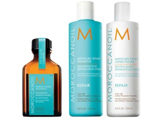 MoroccanOil Kit Shampoo 250ml + Condicionador 250ml + Óleo Capilar 15ml