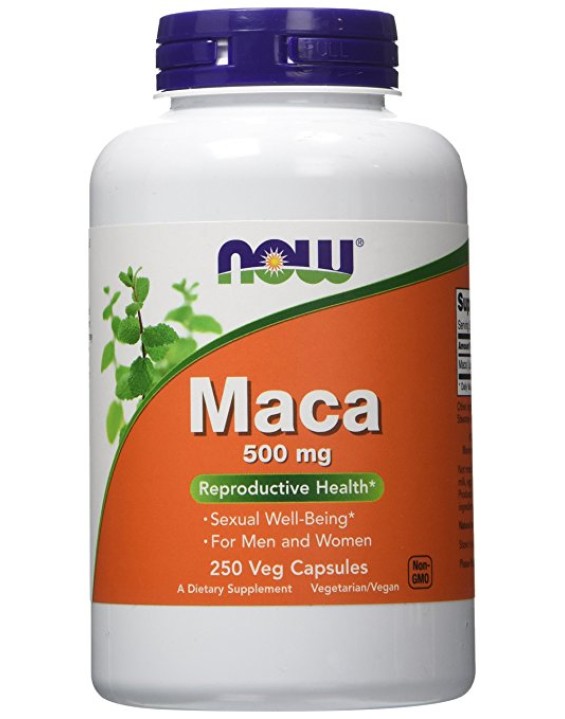 NOW Foods Suplemento Maca Peruana 500mg (250 Cápsulas)