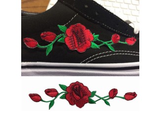 Patch de Rosas para Vans Old Skool