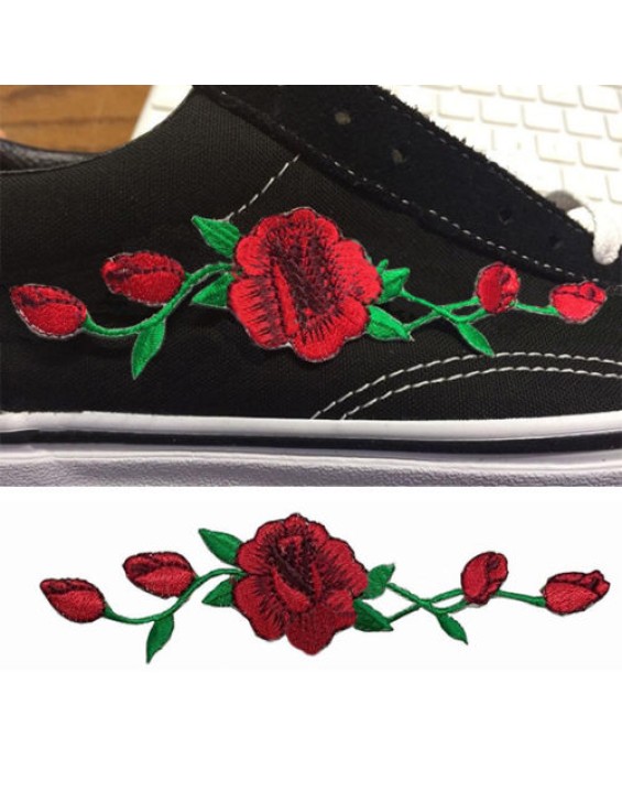 Patch de Rosas para Vans Old Skool