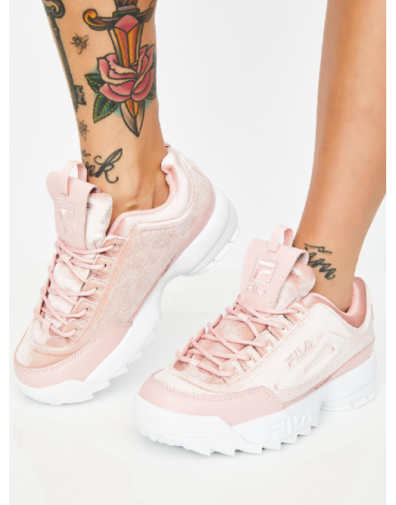 Tênis FILA Disruptor 2 Velvet Veludo (Cores)