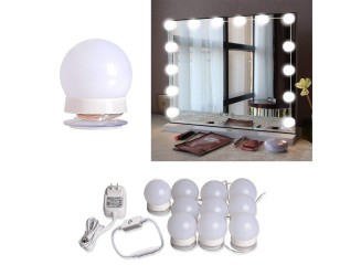 Kit 10 Lampadas de LED para Espelho Estilo Camarim