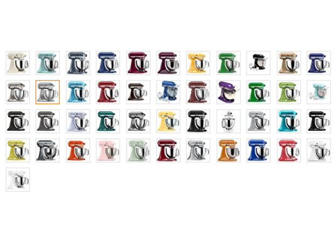 KitchenAid Batedeira Planetária (Cores)