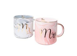 Kit Caneca para Casal Mr. e Mrs. 340ml