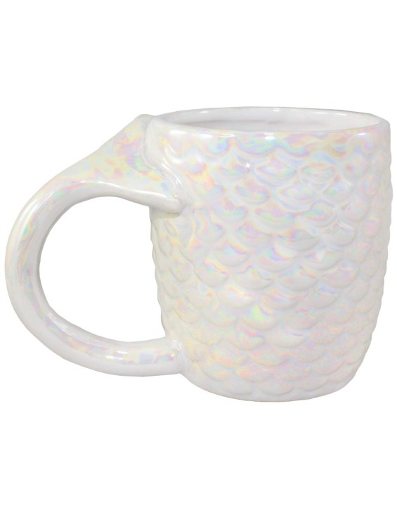 Caneca 3D Cauda de Sereia Holográfica 350ml