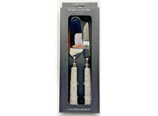 Tahari Talheres para Corte de Bolo de Casamento