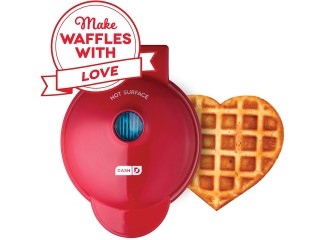 DASH Máquina Para Preparo De Waffle de Coração