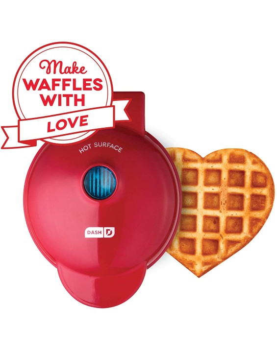 DASH Máquina Para Preparo De Waffle de Coração