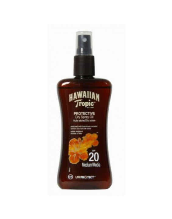 Hawaiian Tropic Óleo Bronzeador Spray 200ml Fps 20 