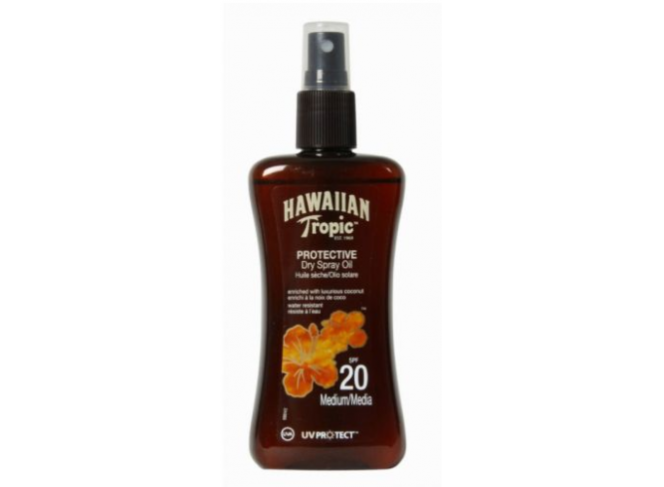 Hawaiian Tropic Óleo Bronzeador Spray 200ml Fps 20 