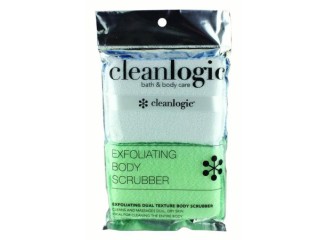Cleanlogic Esponja de Banho Exfoliante Dual Texture 