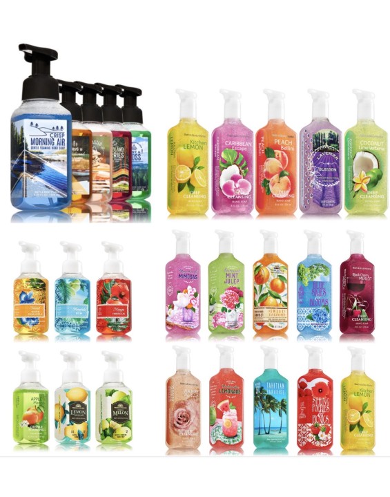 Bath & Body Works Sabonete Líquido Para Mãos (Modelos)