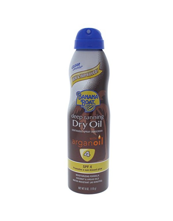 Banana Boat Óleo Bronzeador Dry Oil com Óleo de Argan SPF