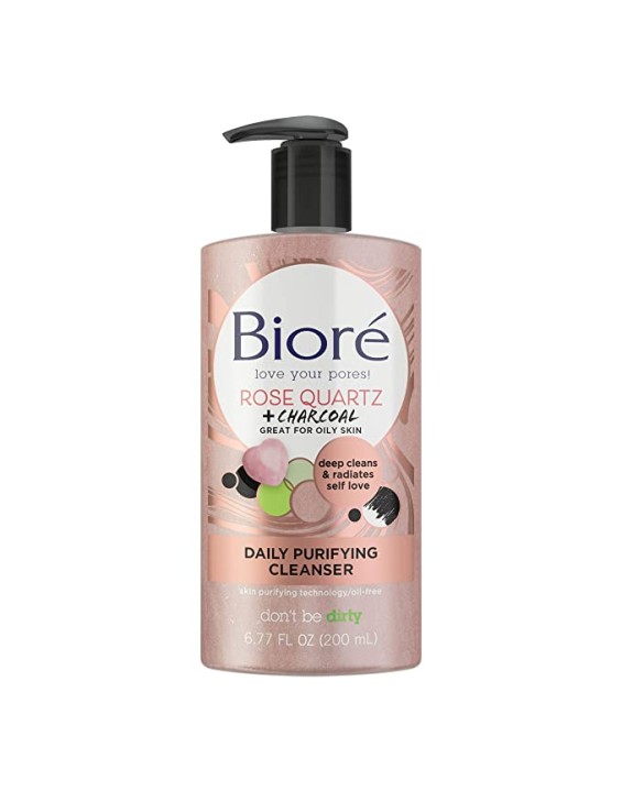 Bioré Máscara de Limpeza Facial Rose Quartz com Carvão Ativado