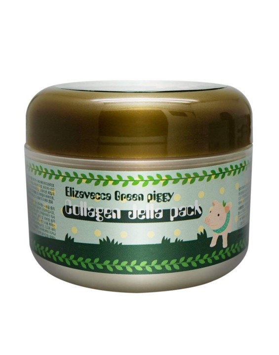 Elizavecca Green Piggy Máscara de Colágeno Hidratação Intensa Collagen Jella Pack 