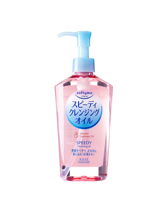 Kose Óleo Demaquilante para Limpeza Facial Softymo Speedy Cleansing Oil 