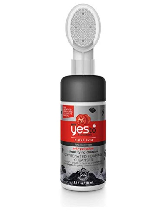 Yes To Tomatoes Espuma de Limpeza Facial Detox Antipoluição com Carvão Ativo