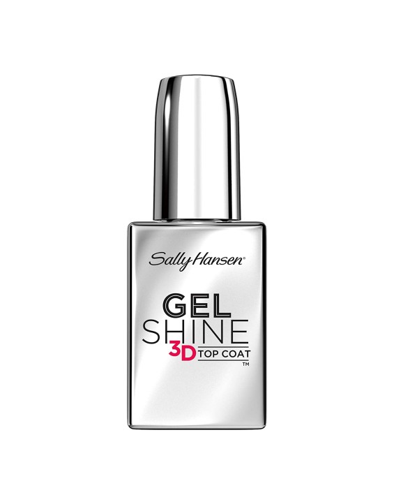 Sally Hansen Esmalte Finalizador Efeito Brilho Top Coat Gel Shine 3D