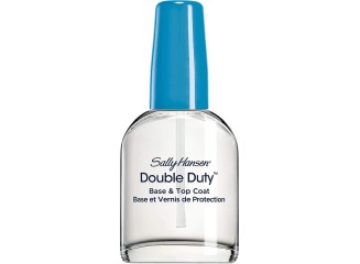 Sally Hansen Base Fortalecedora e Top Coat Finalizador Double Duty 2 em 1