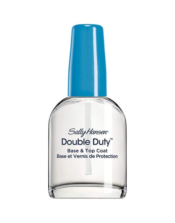 Sally Hansen Base Fortalecedora e Top Coat Finalizador Double Duty 2 em 1