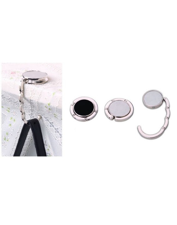 Gancho Dobrável Metal Portátil para Bolsas