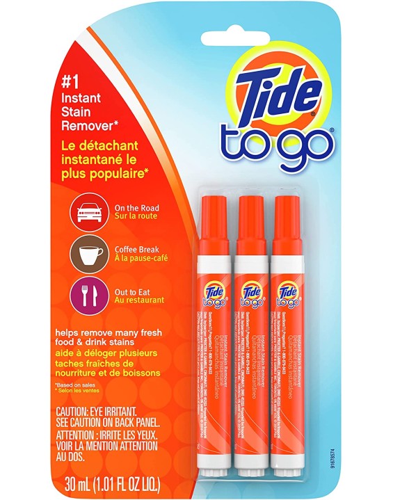 Tide to Go Kit Caneta Removedora de Manchas 10ml (Contém 3)