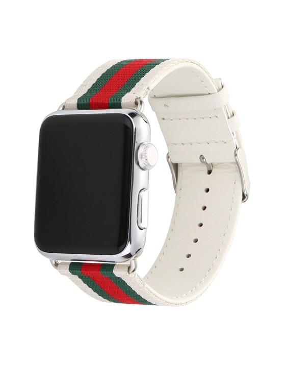 Pulseira de Nylon para Apple Watch Gucci Style (Cores)