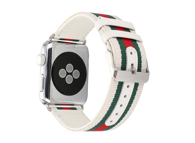 Pulseira de Nylon para Apple Watch Gucci Style (Cores)