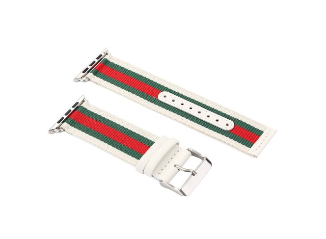 Pulseira de Nylon para Apple Watch Gucci Style (Cores)