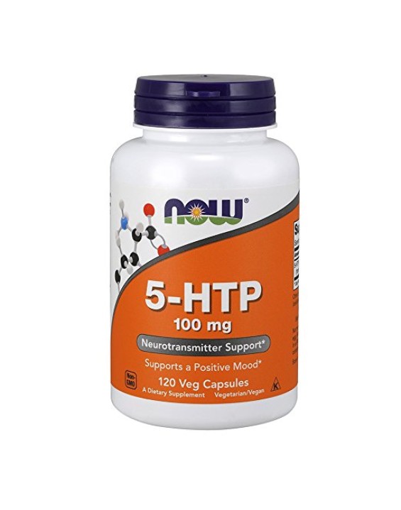 NOW Foods Suplemento 5-HTP 100 mg (120 Cápsulas)