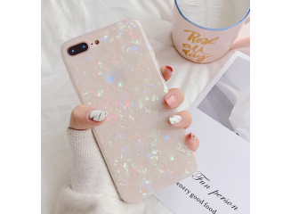 Capa de Celular Texturizada Branca Holográfica