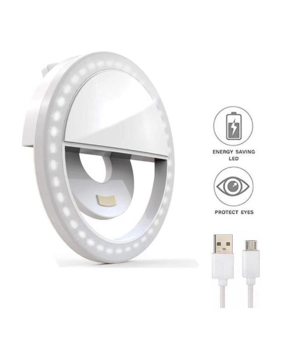 Clipe Ring Light para Celular Luz LED para Selfies