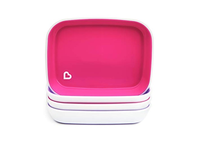 Munchkin Kit Prato Rosa e Roxo (4 Peças)