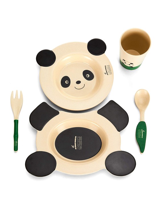 Coocootsa Kit Alimentação Urso Panda Eco-Friendly