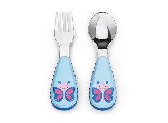 Skip Hop Kit Talheres Zoo Borboleta