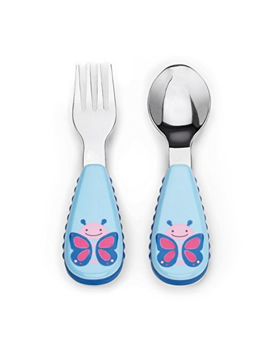 Skip Hop Kit Talheres Zoo Borboleta