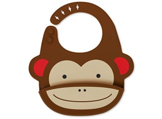 Skip Hop Babador de Silicone Macaco