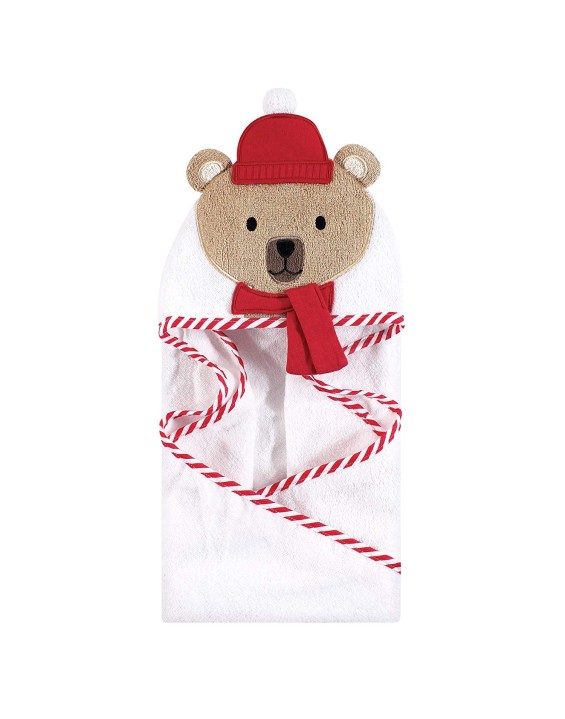 Hudson Baby Toalha Infantil Baby Animal Urso com Cachecol