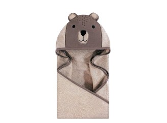 Hudson Baby Toalha Infantil Baby Animal Urso Marrom