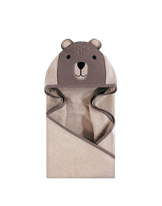 Hudson Baby Toalha Infantil Baby Animal Urso Marrom