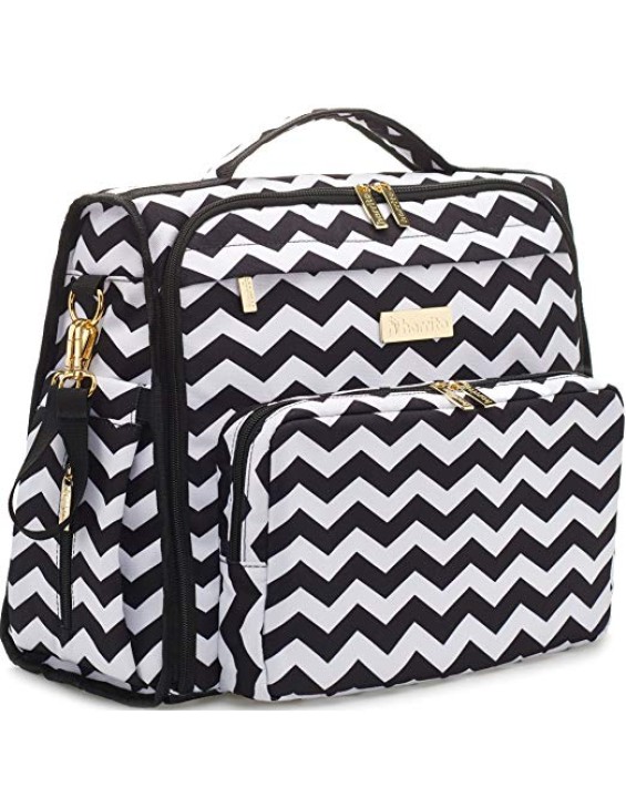 Harrito Bolsa de Maternidade Mochila Impermeável Chevron