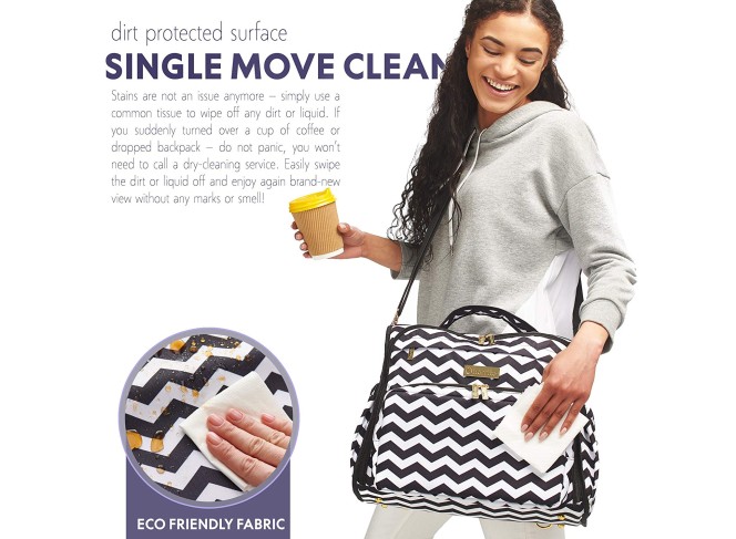 Harrito Bolsa de Maternidade Mochila Impermeável Chevron